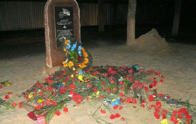 У Харкові спробували зруйнувати пам'ятник жертвам теракту