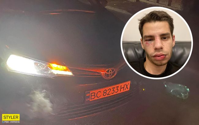 У центрі Львова таксист жорстоко побив клієнта: очевидці зняли інцидент на відео