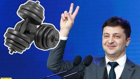 Хоть гантели не украли: Зеленский восхитил фото с Банковой
