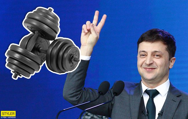 Хоть гантели не украли: Зеленский восхитил фото с Банковой