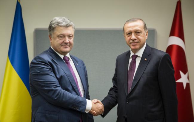 Порошенко встретился с президентом Турции
