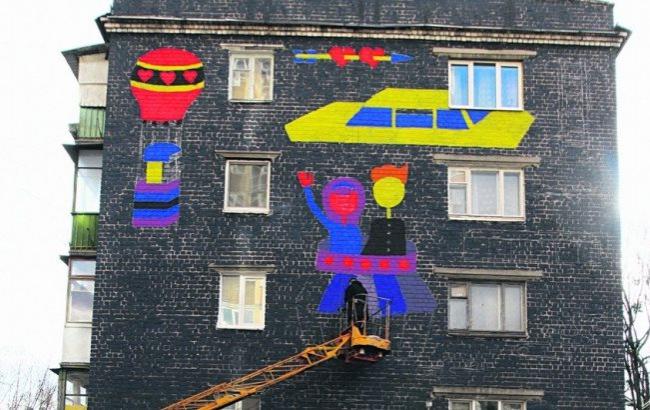 В Киеве появится мурал, нарисованный детьми с диагнозом ДЦП