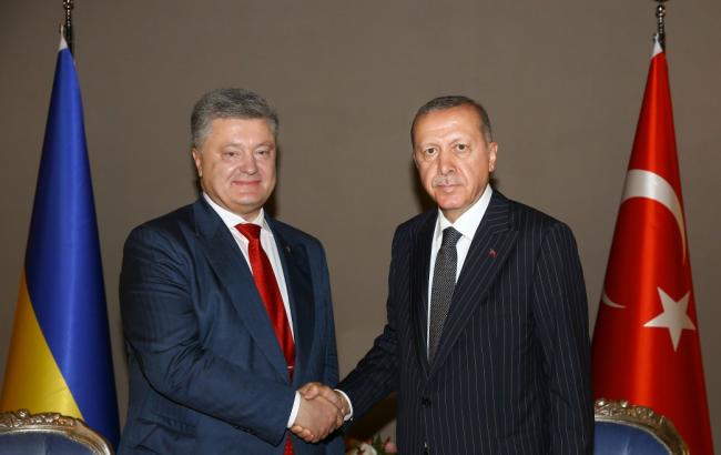 Порошенко и Эрдоган обсудили будущее соглашение о зоне свободной торговли