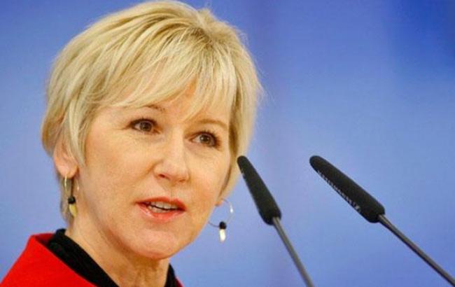 В Украину сегодня с двухдневным визитом прибудет глава МИДа Швеции