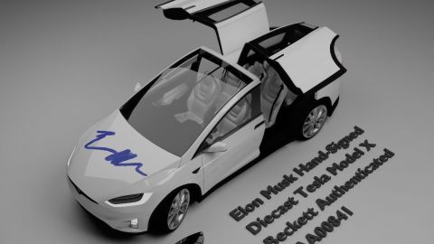 Tesla Model X з автографом Ілона Маска продадуть за кілька тисяч доларів