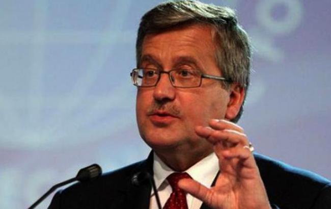 Президент Польши поддерживает идею отправки миротворцев ООН в Украину