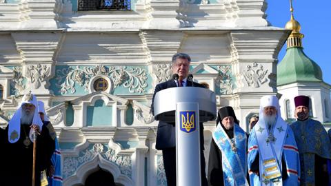 Порошенко сподівається, що об'єднавчий Собор пройде без конфліктів