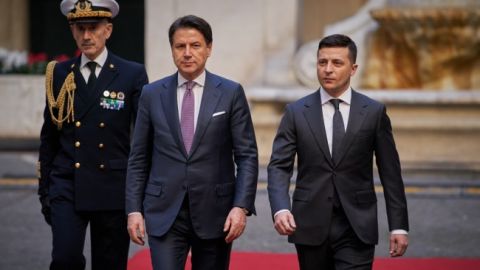 Зеленский встретился с премьер-министром Италии