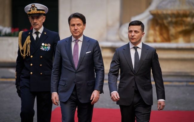 Зеленський зустрівся з прем'єр-міністром Італії