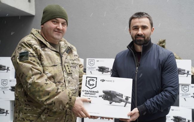 Украинские пограничники получили 50 дронов DJI Mavic 3 в рамках инициативы Ахметова