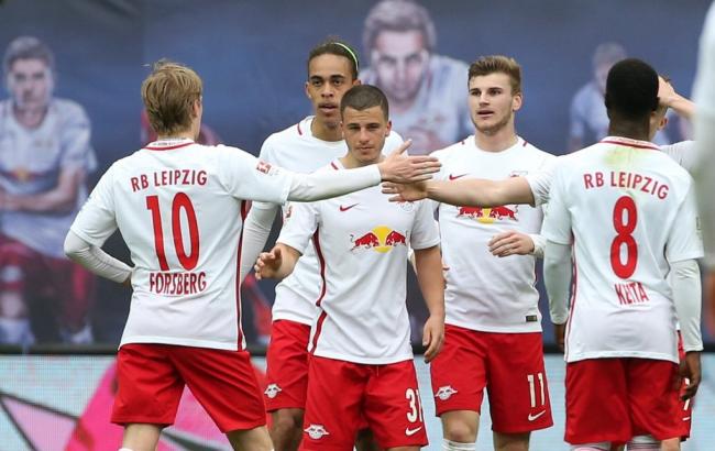 Новичок Бундеслиги "Лейпциг" впервые в истории вышел в Лигу чемпионов