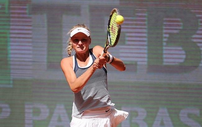 Украинка Ястремская выиграла первый в карьере матч на турнирах WTA