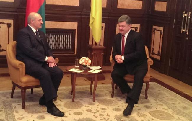 В АПУ проходят переговоры Порошенко и Лукашенко