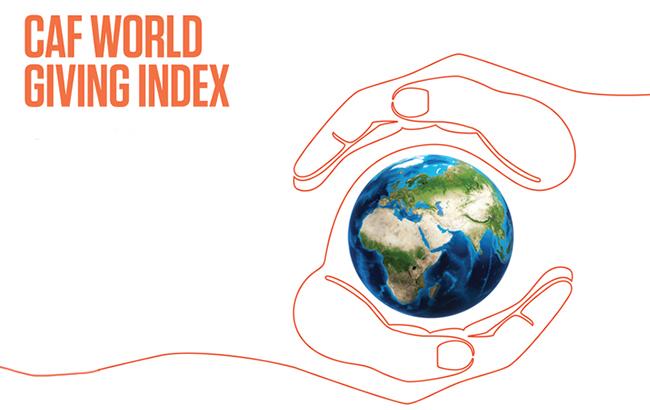 Україна піднялася у світовому рейтингу благодійності