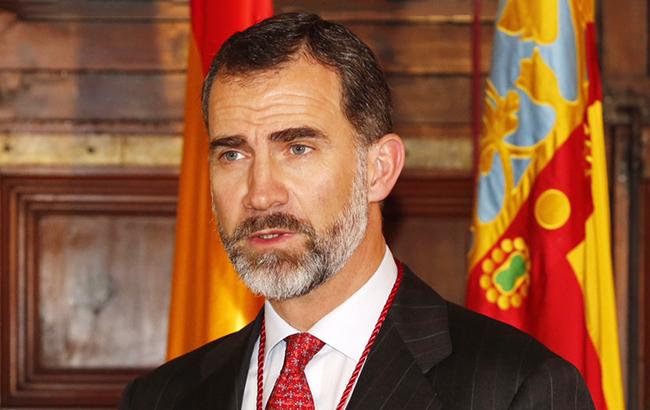 Король Іспанії вперше відвідає Каталонію після референдуму про незалежність