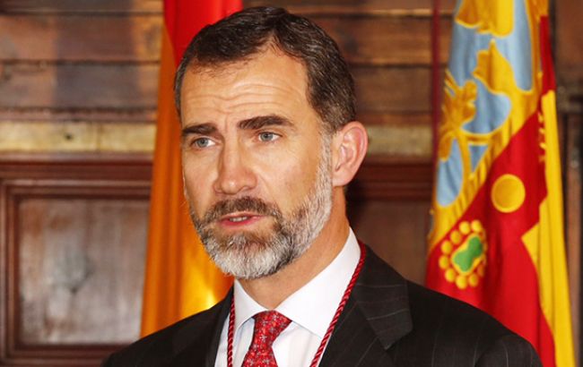 Король Испании назвал референдум в Каталонии недемократичным