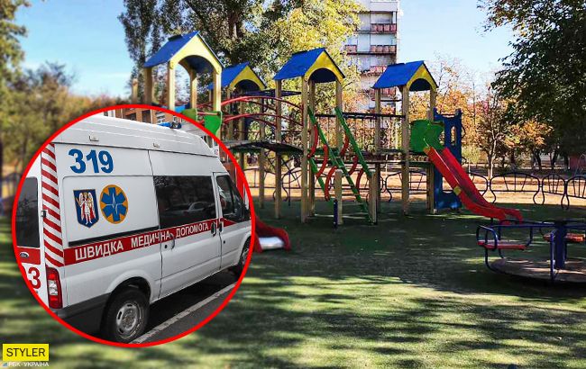 Под Киевом ребенок покалечился на детской площадке: все подробности