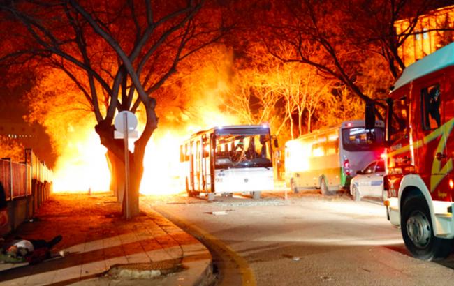 Генштаб Турции: целью террористов в Анкаре был автобус с военными