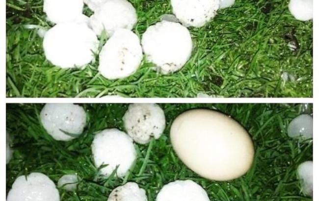 У Львові випав град розміром з куряче яйце