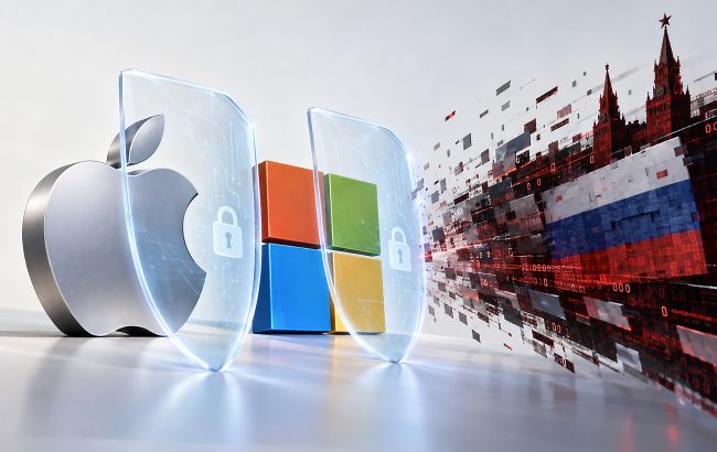 Злив даних ФСБ або повне блокування: РФ поставила ультиматум Apple і Microsoft