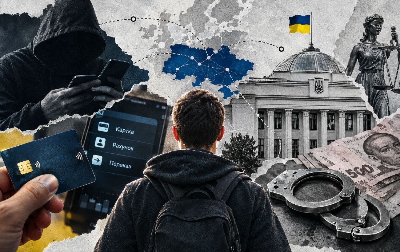 До 8 лет тюрьмы за банковскую карту. Как в Украине будут наказывать за "дроп-схемы"