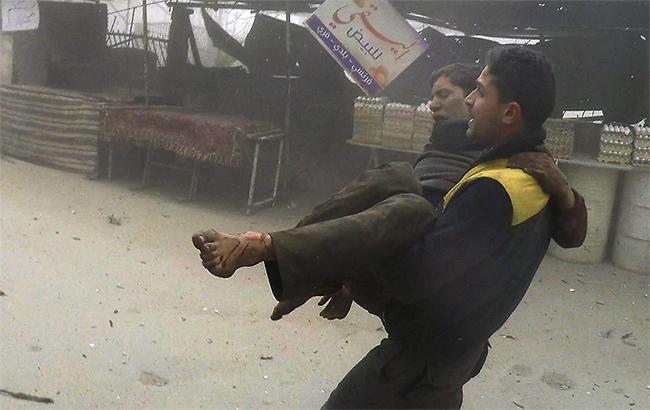 Урядові війська Сирії скинули бомбу з хлором на місце атаки на російський штурмовик
