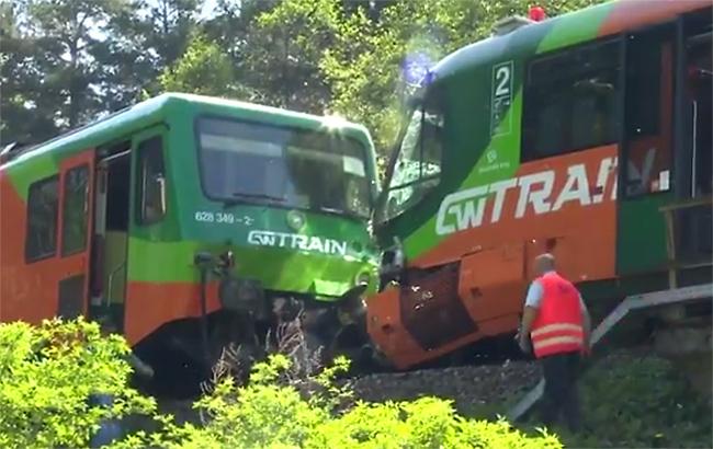 На юге Чехии столкнулись пассажирские поезда, есть пострадавшие