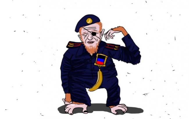 "Мавпячий підполковник": у мережі з'явилася карикатура на Моторолу