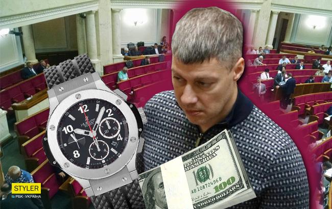 Нардеп Ільюк "засвітив" у Раді дорогий швейцарський годинник (фото)