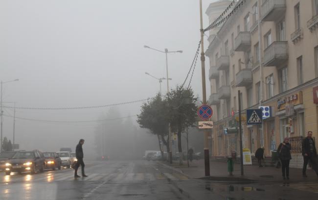 ГАИ предупреждает киевских водителей о тумане в утренние часы