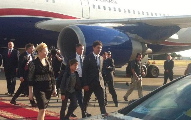 В Киев прибыл премьер-министр Канады Джастин Трюдо
