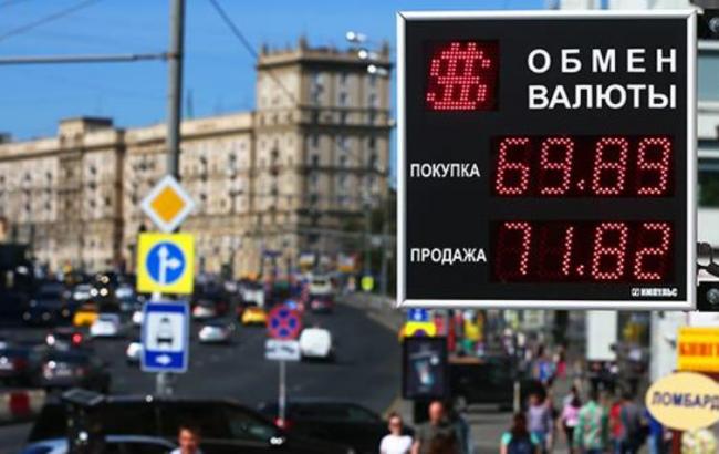 Рубль відновив падіння слідом за цінами на нафту