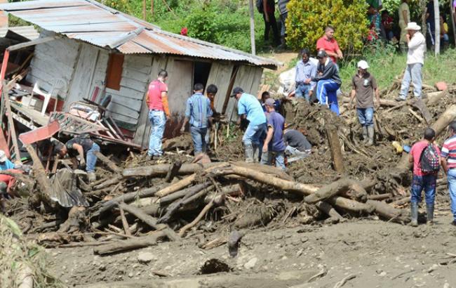 Зсув у Колумбії: число жертв збільшилося до 78