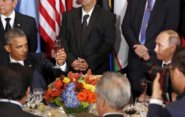 Обама проигнорировал Путина на банкете в ООН