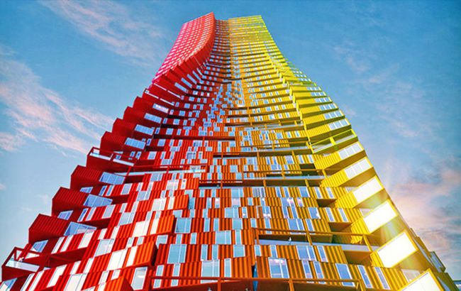 В Индии хотят строить жилые башни из грузовых контейнеров