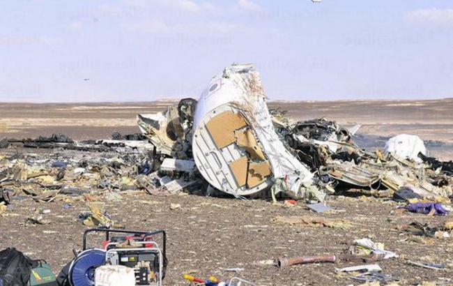 Появились первые фото с места крушения самолета A321 в Египте
