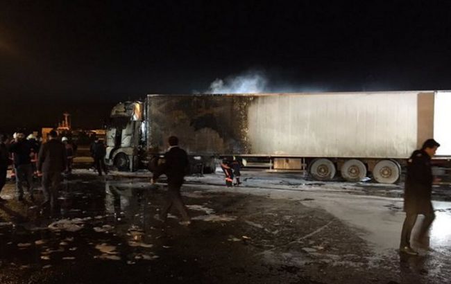 В порту Стамбула вибухнула вантажівка з українськими номерами