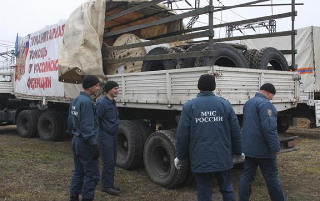 "Гумконвой" РФ из 106 машин пересек границу Украины с нарушением закона, - СНБО