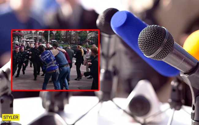У Києві затримали відомого блогера і журналіста (відео)