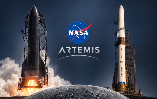 Битва Маска і Безоса: NASA затвердила новий план висадки астронавтів на Місяць