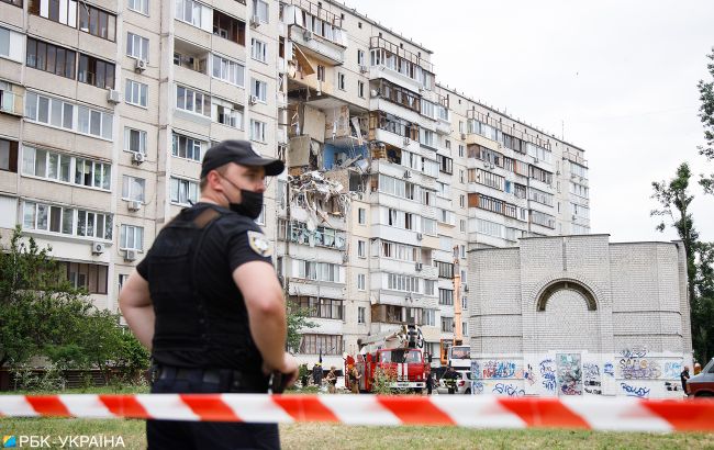 Взрыв дома на Позняках: в сеть попал момент трагедии (видео)