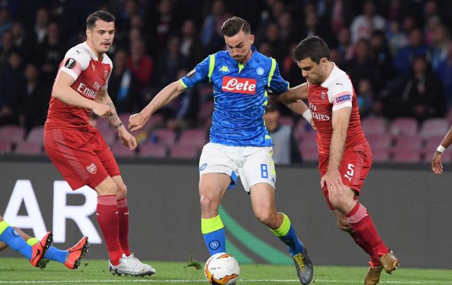 "Арсенал" дважды всухую обыграл "Наполи" в Лиге Европы