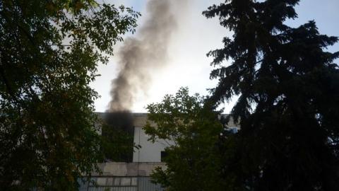 В Киеве ликвидировали пожар на заводе