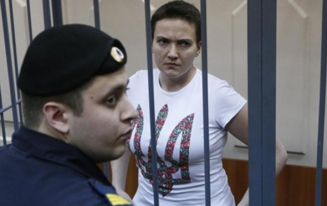 Савченко прекратит голодовку только по возвращению в Украину