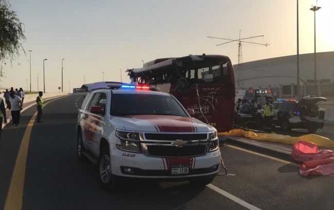 У Дубаї в ДТП потрапив автобус з туристами, 17 загиблих