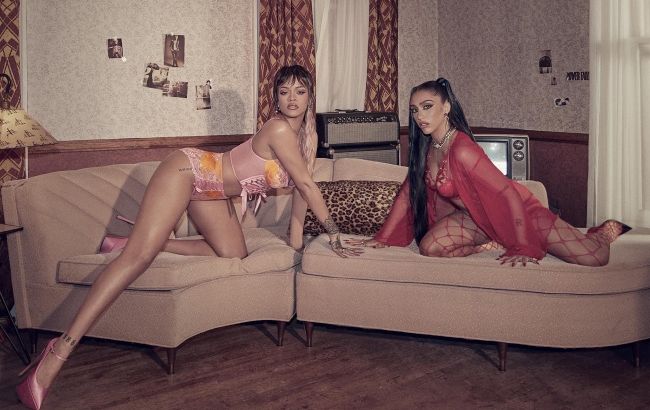 Любовь на грани: Рианна и дочь Мадонны снялись в праздничном кампейне белья