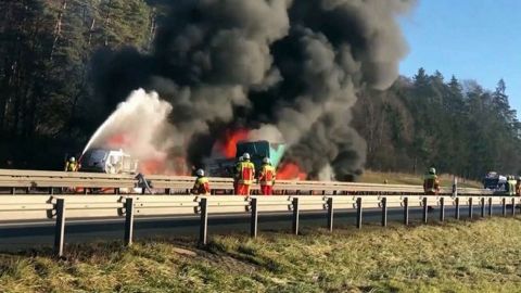 В Германии фура врезалась в военную колону США: есть пострадавшие