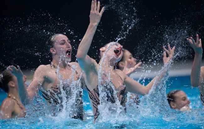 Сборная Украины по артистическому плаванию финишировала с шестью медалями на ЧМ