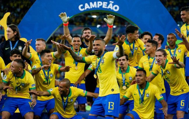 Сборная Бразилии в девятый раз завоевала Кубок Америки