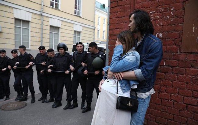 У Москві на акції затримали 38 осіб